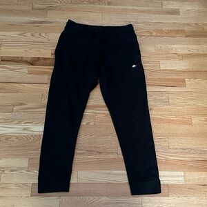 Rare Nike Joggers Pants with back zip pocket  Black Mens Size L